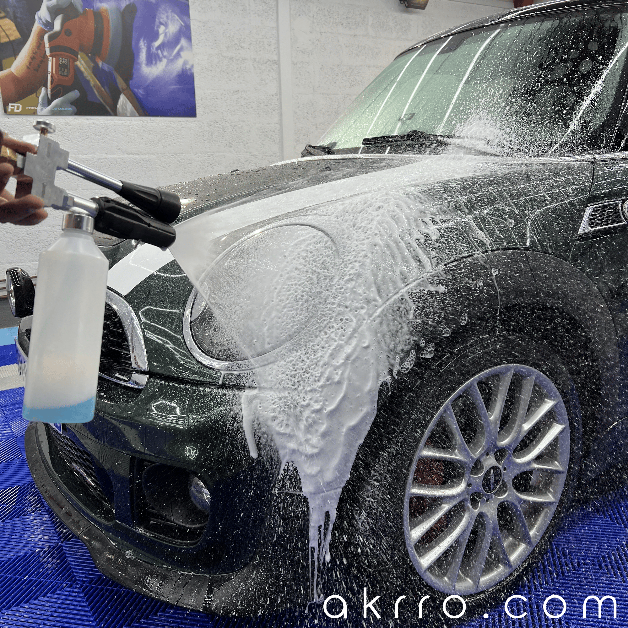 Toucan Auto EZ FOAMER Kit de lavage de voiture Canon à mousse pour  nettoyeur haute pression Accessoires pour tuyau d'arrosage. Tête de mélange