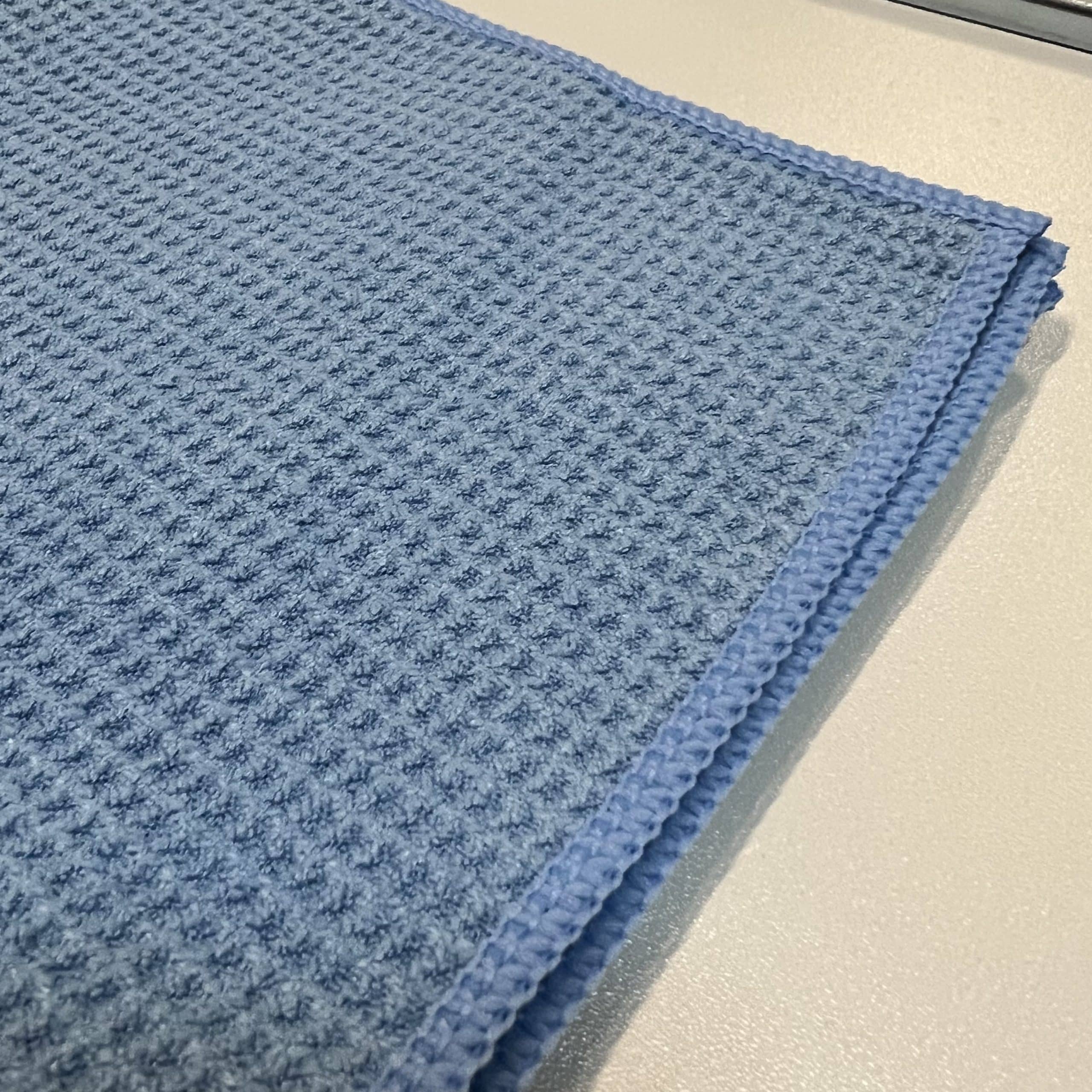 Topchem Lavette microfibre gaufrée - 50x70 cm bleu