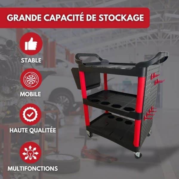 SERVANTE MOBILE DE DETAILING
