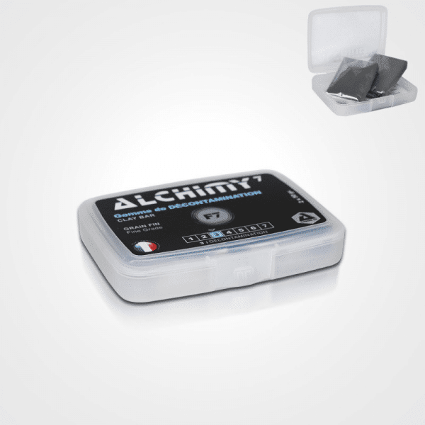 Clay bar (barre d'argile) gomme de décontamination FINE mécanique F7 (2x50 gr) - Alchimy7