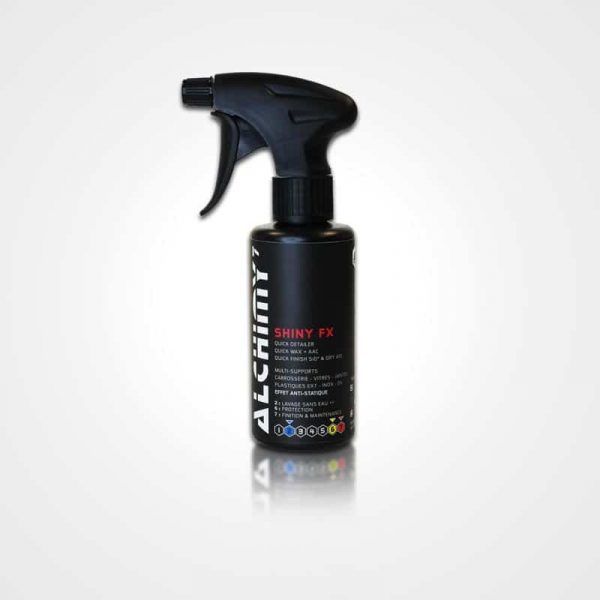 Alchimy7-Quick-Detailer-qd-pour-faire-briller-shiny-fx-225ml-chez-akrro-detailing.jpg Nettoyant rapide Quick Detailer Quick Wax SHINY FX - Alchimy7