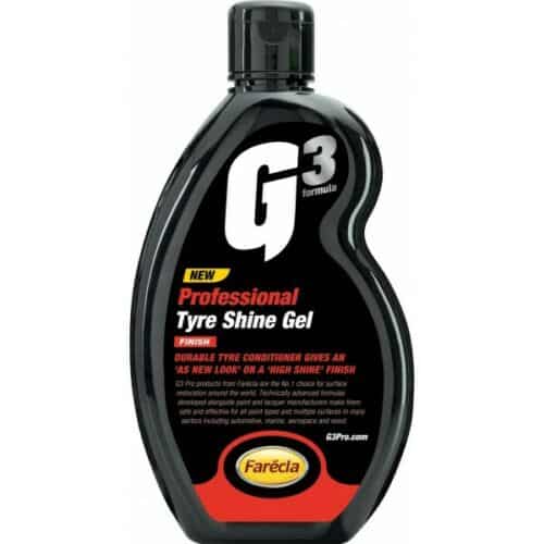 Dressing pour pneus effet neuf G3 Pro Tyre Shine Gel - Farécla