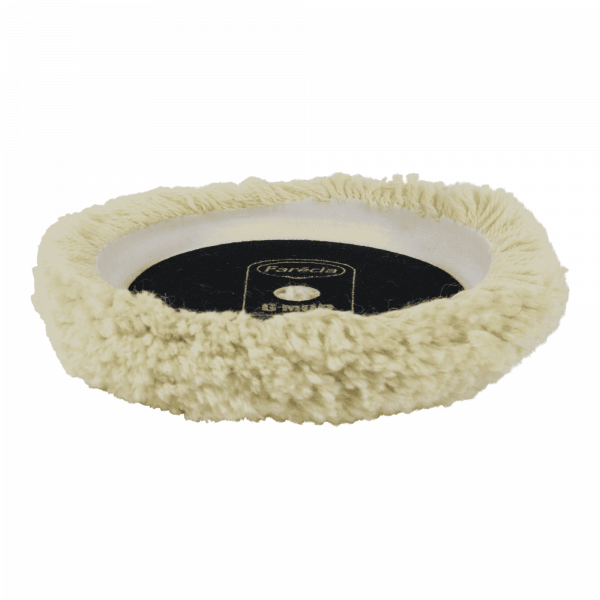 Farecla-Whool-pad-en-laine-torsadee-200mm-pour-lustreuse-rotative-tampon-pour-vernis-dur-chez-akrro-detailing.png Pad de polissage très abrasif en laine torsadée G-Mop - Farécla