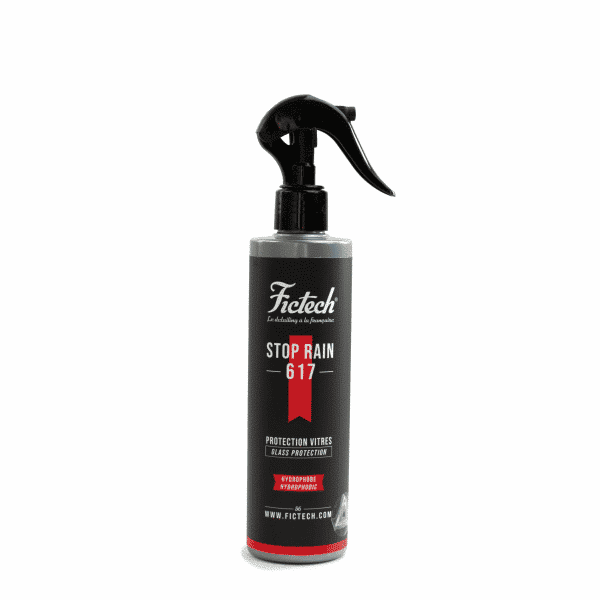 Protection hydrophobe pour vitres et pare-brise STOP RAIN 617 (300ml) - Fictech