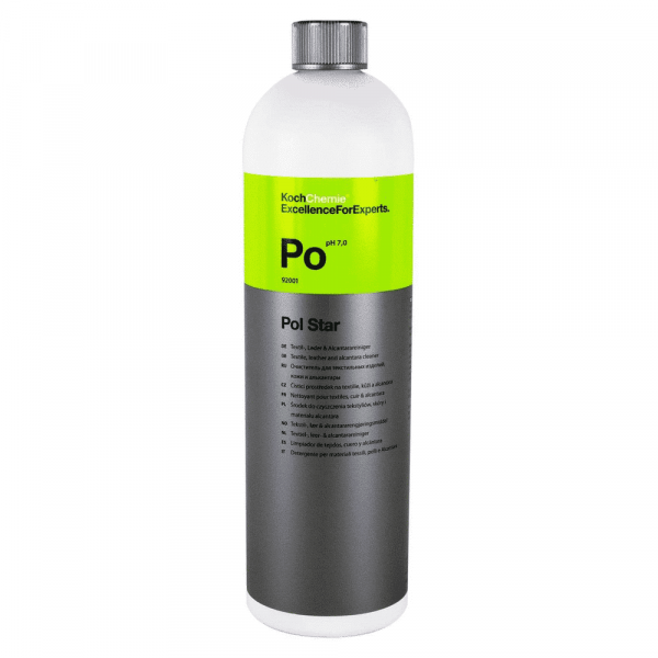 Koch-Chemie-Nettoyant-detachant-pour-tissus-de-voiture-et-sellerie-en-cuir-et-alcantara-Pol-Star-en-1L-Akrro-detailing.png Nettoyant cuir textile et alcantara PO Pol Star 1L - Koch Chemie
