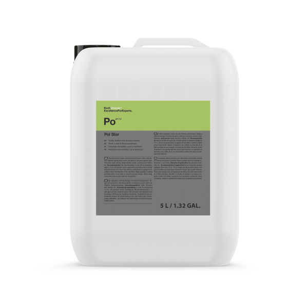 Nettoyant cuir textile et alcantara PO Pol Star 5L - Koch Chemie