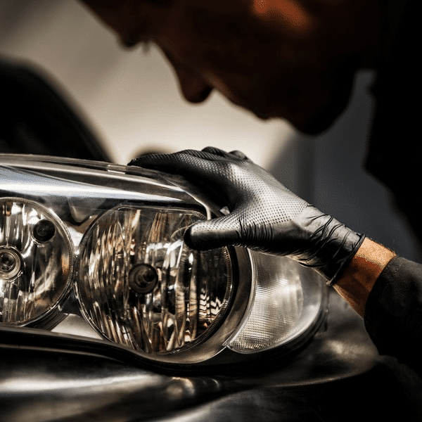 Gants de Detailing (boite de 100)  Noir en Nitrile Ultra Résistants - Mercator