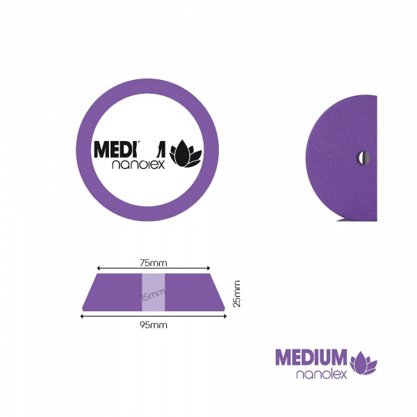 Nanolex-Pad-de-polissage-et-lustrage-medium-cut-75mm-akrro-detailing.png Pad polissage et lustrage MEDIUM CUT en mousse - Nanolex