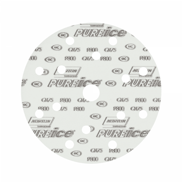 Disque de ponçage Q175 SELF-GRIP PURE ICE 150mm perforé 15 trous - Norton