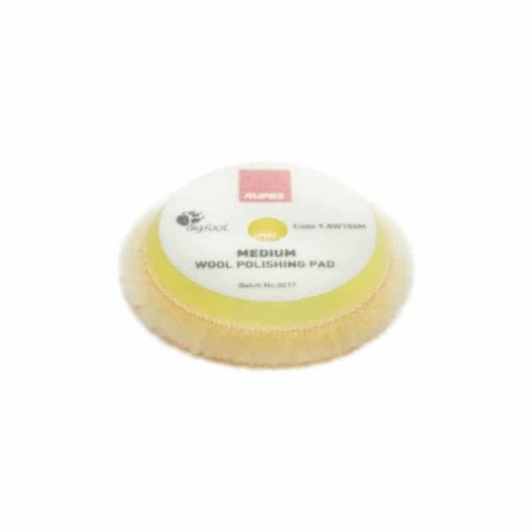 Rupes-pad-en-laine-medium-jaune-BW100M-en-80mm-chez-akrro-detailing.jpg Tampon pad de polissage MEDIUM WHOOL en laine - Rupes