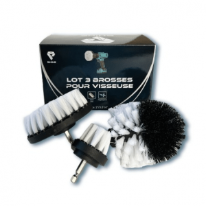 Shine-Auto-lot-de-3-brosses-pour-visseuse-pour-nettoyer-siege-voiture-akrro-detailing.png Lot de 3 brosses nettoyage voiture DRILL BRUSH - Shine Auto