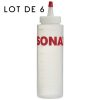 Bouteille graduée distributrice de polish et lustrant 240ml - Sonax