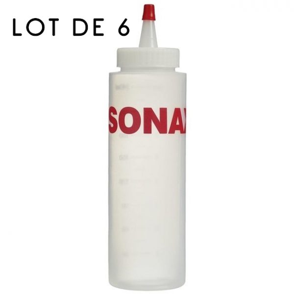 Bouteille graduée distributrice de polish et lustrant 240ml - Sonax
