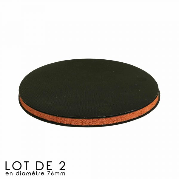 Interface ponçage et lustrage en mousse Medium SELF GRIP ORANGE - Norton