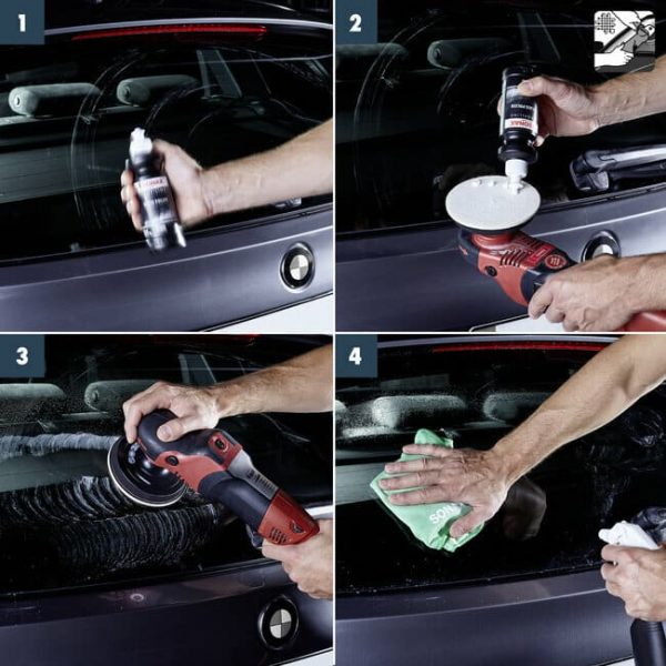 sonax-comment-polir-une-vitre-ou-pare-brise-de-voiture-akrro-detailing.jpg Polish vitres et pare-brise Glass Polish 250ml - Sonax