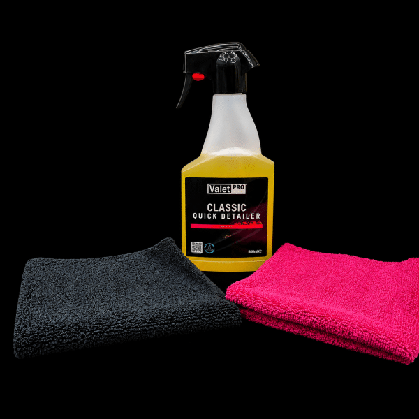 Kit Entretien Premium – ValetPRO Quick Detailer Classic + 2 Microfibres Haute Densité